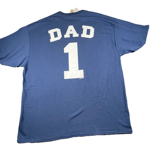 Brand New Tampa Bay Rays Shirt Men's XXL Blue‎ Short Sleeve #1 Dad NWT - Picture 3 of 5